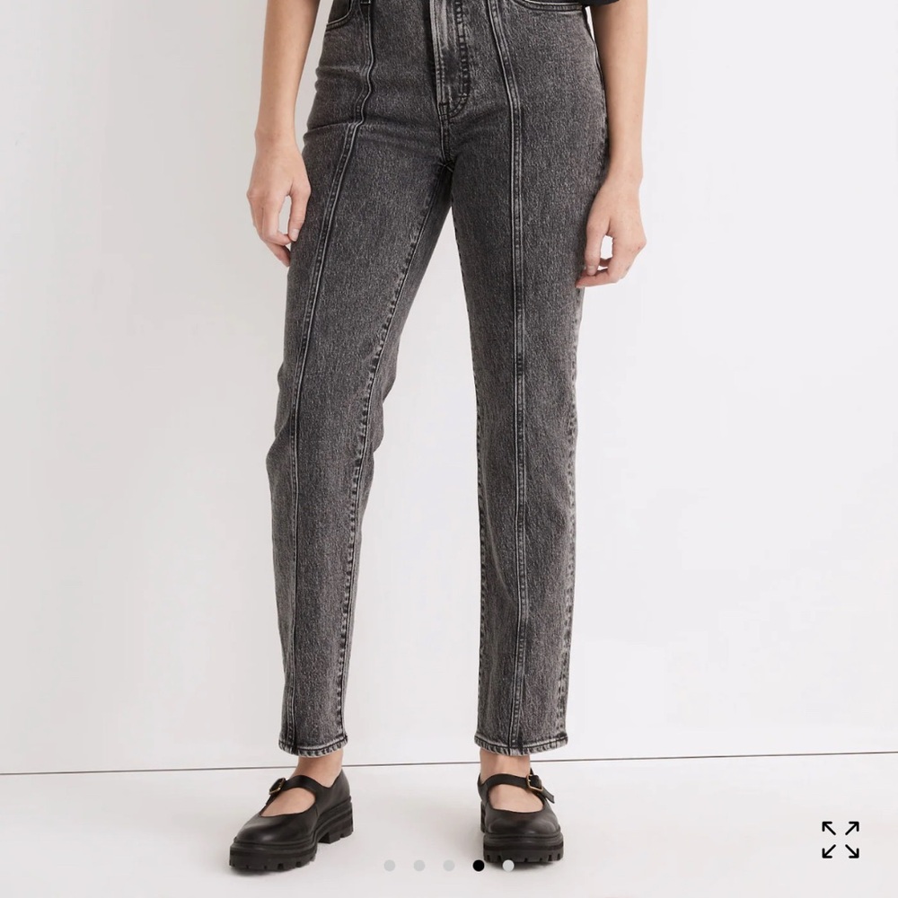 Madewell The Perfect Vintage Straight Jean Meaford Wash Seamed Edition
